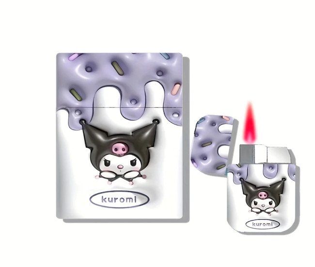 1pc Sanrio Kuromi High-Value Cartoon Cigarette Case Large Capacity 20pcs Soft and Hard Universal
