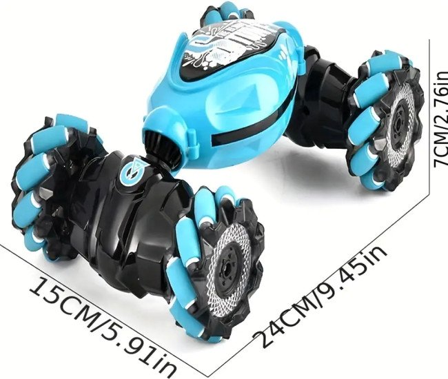 360° Flip All Terrain Monster Truck Gesture Remote Control Car Toys for Boys with Lights and Music