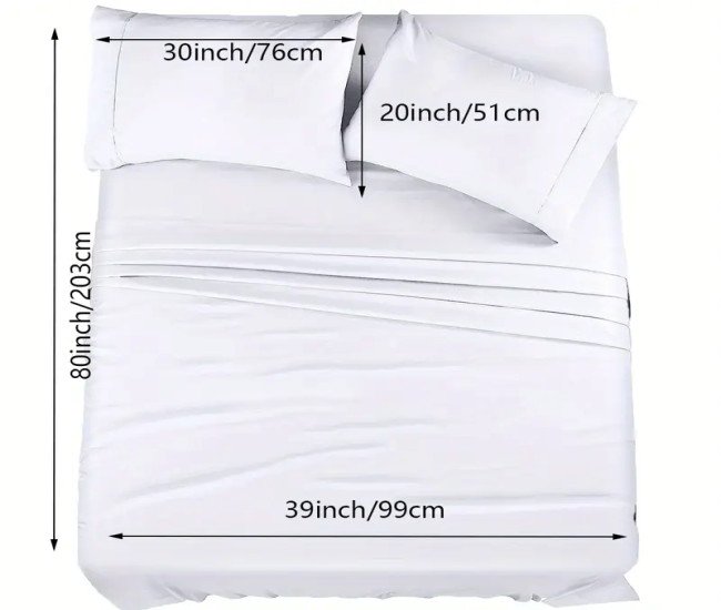 4/6pcs Luxury Cool Fitted Sheet Set, Wrinkle, Fade, Stain Resistant Mattress Cover With Deep Pocket, Soft Comfortable Breathable Bedding Set, For Bedroom Hotel (1*Flat Sheet + 1* Fitted Sheet + 2/4*Pillowcases, Without Core)