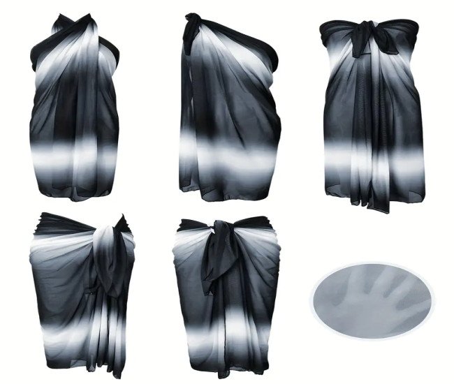 Fastest delivery: 5 business daysTie-Dye Gradient Women'S Sun Protection Shawl Cover-Up