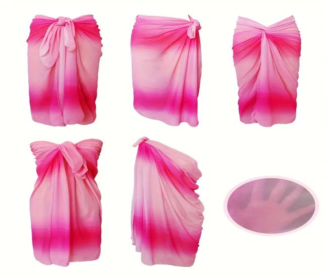 Fastest delivery: 5 business daysTie-Dye Gradient Women'S Sun Protection Shawl Cover-Up