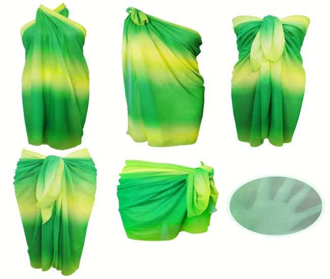 Fastest delivery: 5 business daysTie-Dye Gradient Women'S Sun Protection Shawl Cover-Up