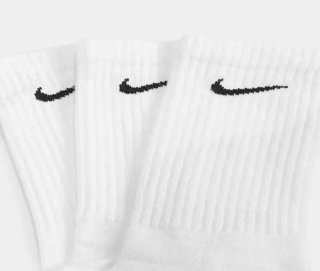 NIKE Everyday Cotton Cushioned Crew Socks 3 Pack