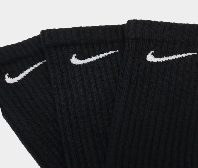 NIKE Everyday Cotton Cushioned Crew Socks 3 Pack