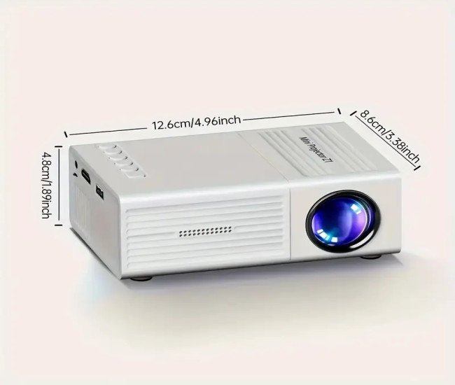 Professional High-definition Mini Projector Suitable For Home Cinemas And Outdoor Camping, Compatible HDTV, USB SD And Holder, Christmas, Halloween, Thanksgiving Gifts