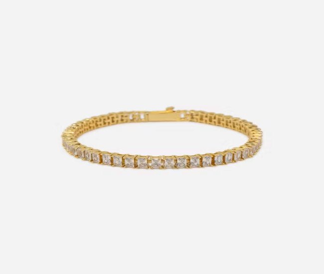 SAINT Iced Baguette Bracelet