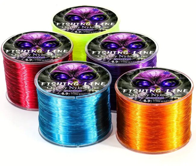 Sougayilang 500m/547yds Fishing Line, Wear-resistant Nylon Line, Fishing Accessories