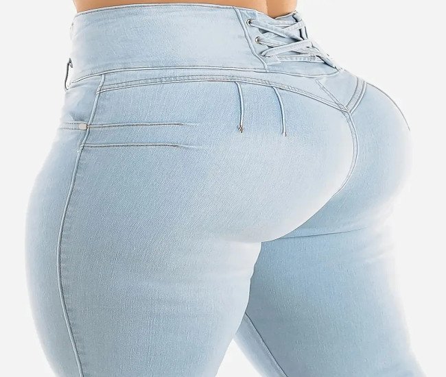 [Stretchy | Fashionable] High-Waisted Skinny Jeans | Women's Fashionable, Designed to Enhance The Buttocks, Featuring a Street Style | Suitable for Everyday Wear, These Stretchy Jeans Are Perfect for All Seasons