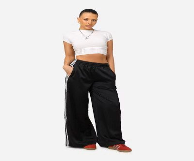 ADIDAS Women's Satin Wide Leg Pants