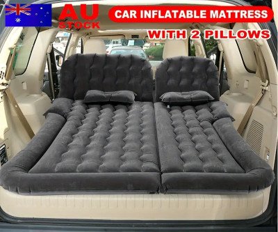 Car Inflatable Bed SUV Auto Camping Mattress With Pillows Rear Row Car Travel Sleeping