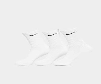 NIKE Everyday Cotton Cushioned Crew Socks 3 Pack