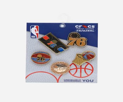 Philadelphia 76ers 5 Pack Jibbitz Charms