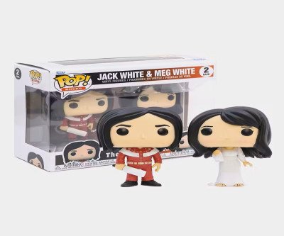 POP! Vinyl The White Stripes 2 Pack: Jack White & Meg White Figures