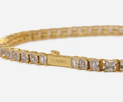 SAINT Iced Baguette Bracelet