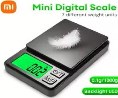 Xiaomi Precision Pocket Scale 1000g 0.1g Digital Gram Food Jewelry Ounces Grains Scale With Backlight LCD Mini Scale For Travel